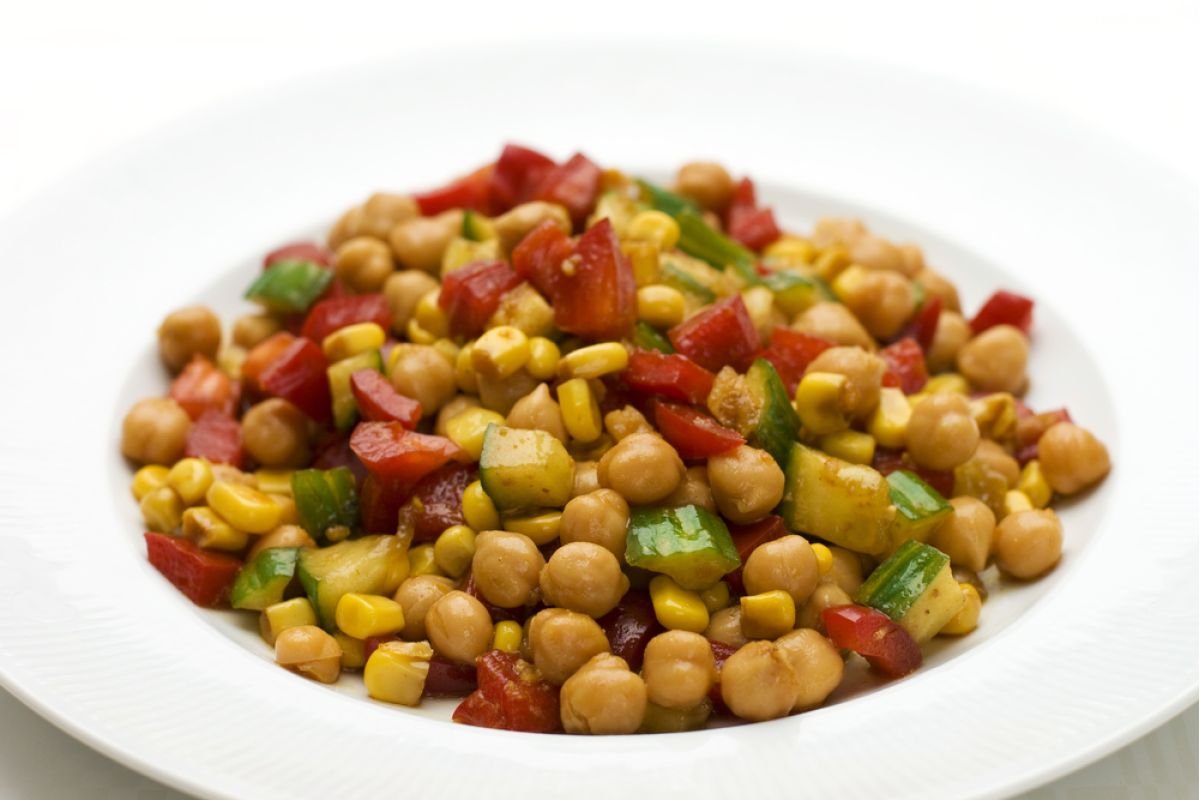 Warm Chickpea and Vegetables